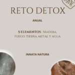 RETO DETOX ANUAL (Madera, Fuego, Tierra, Metal y Agua) 5 Elementos